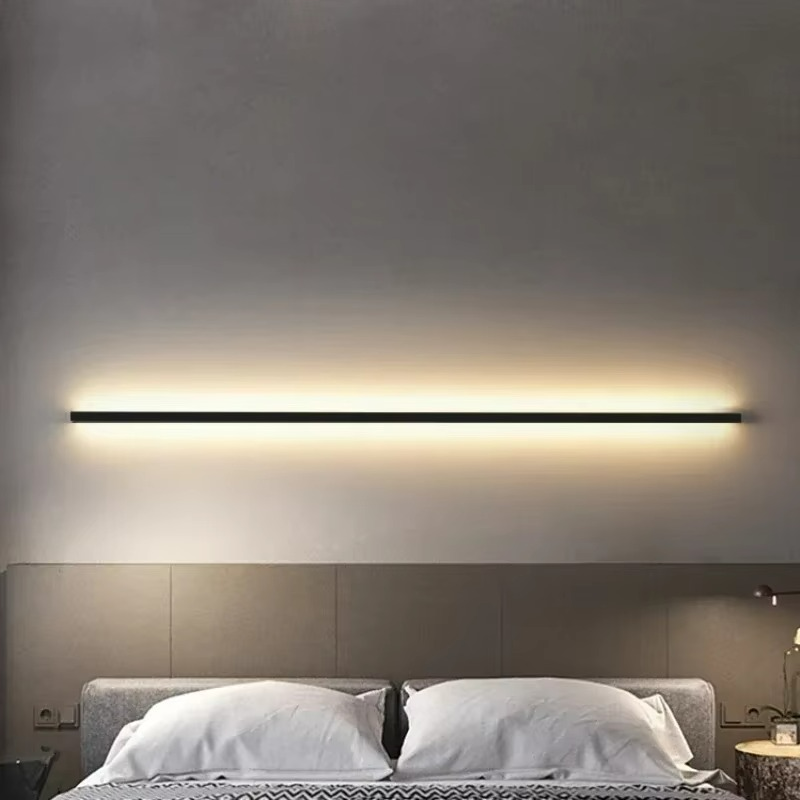 Nordic LED Wall Sconce Light in Aluminium – Minimalist Wall Lamp for Modern Spaces, Soft Ambient Glow, Easy Installation 0