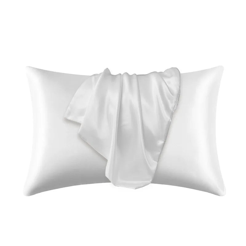100% Silk Pillowcase for Hair and Skin – Hypoallergenic, Smooth, Standard Size, Multiple Elegant Colors 0