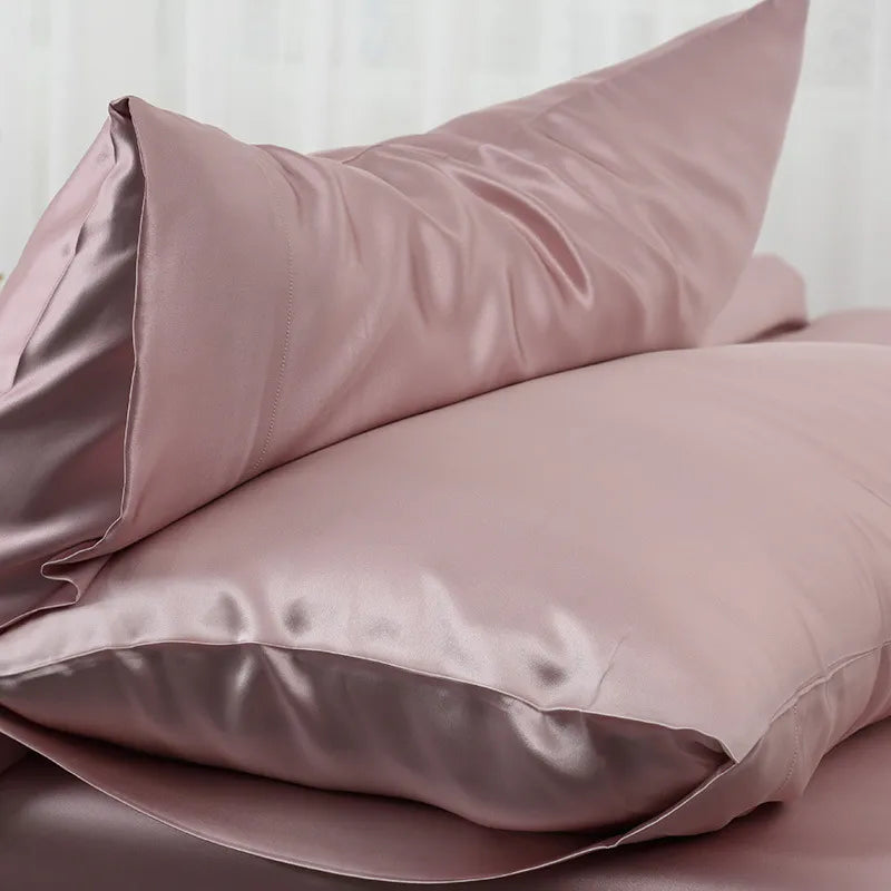 100% Silk Pillowcase for Hair and Skin – Hypoallergenic, Smooth, Standard Size, Multiple Elegant Colors 1