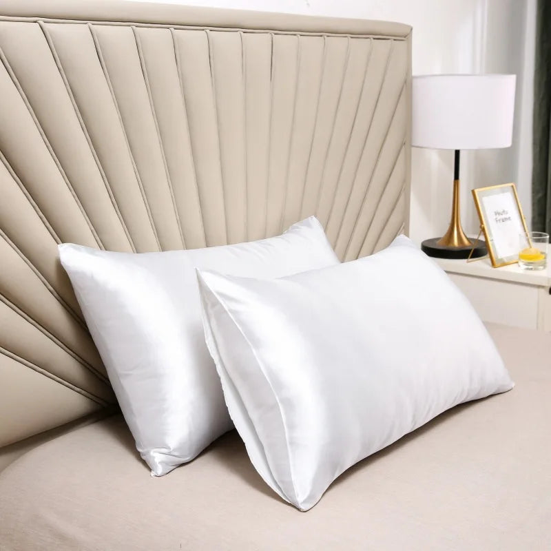 100% Silk Pillowcase for Hair and Skin – Hypoallergenic, Smooth, Standard Size, Multiple Elegant Colors 3