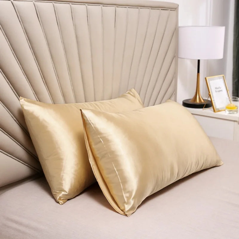 100% Silk Pillowcase for Hair and Skin – Hypoallergenic, Smooth, Standard Size, Multiple Elegant Colors 5