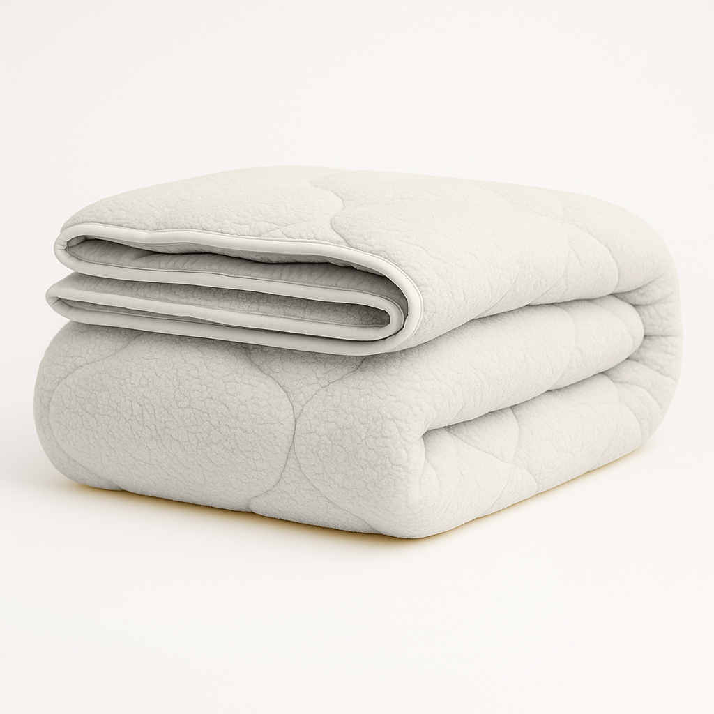 2-in-1 Teddy Duvet and Bedspread, Soft and Breathable, Available in 140x200 cm, 200x200 cm, 240x200 cm 0