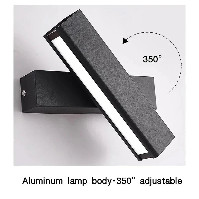 Adjustable Acrylic LED Wall Light Sconce – Modern 6W Energy Efficient Fixture for Elegant Living Room 6