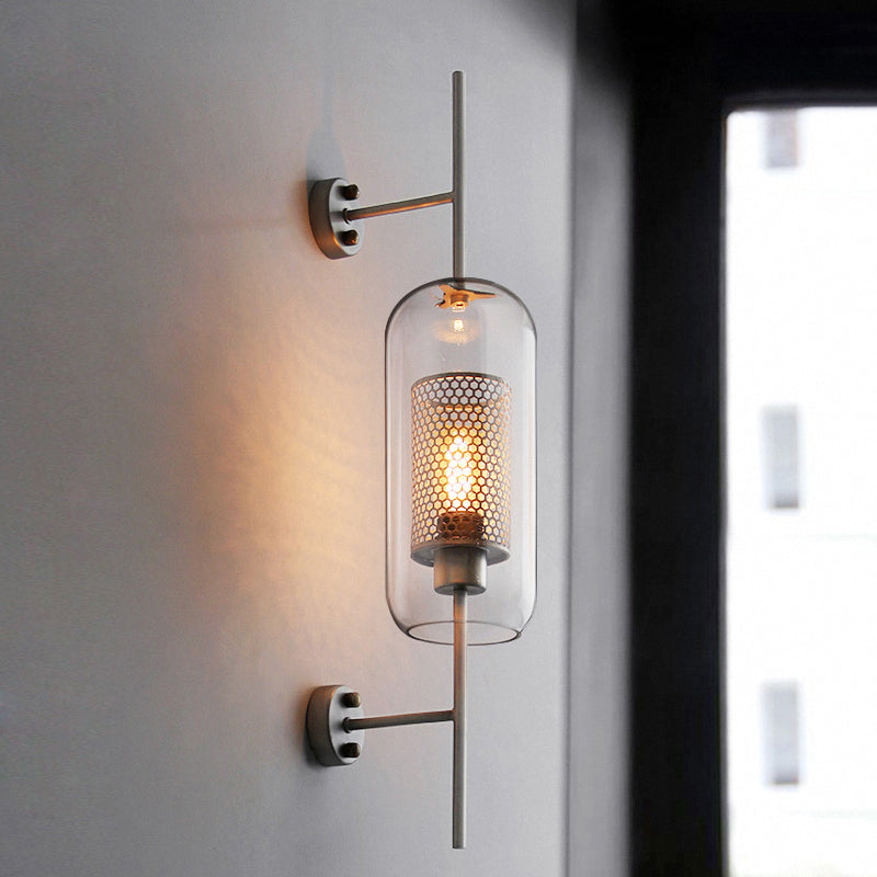 Modern Glass Ball Wall Sconce – Elegant Wall Light Fixture for Bedroom and Living Room Decor 0