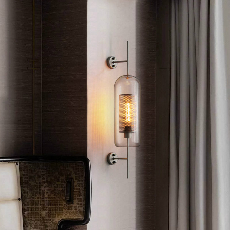 Modern Glass Ball Wall Sconce – Elegant Wall Light Fixture for Bedroom and Living Room Decor 1