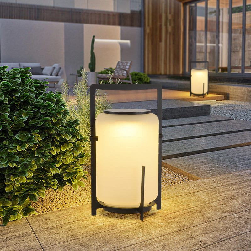 Modern Solar Powered Outdoor Lights – Stainless Steel and Glass Garden Lamp for Pathways and Patios, IP65 Weather Resistant 4