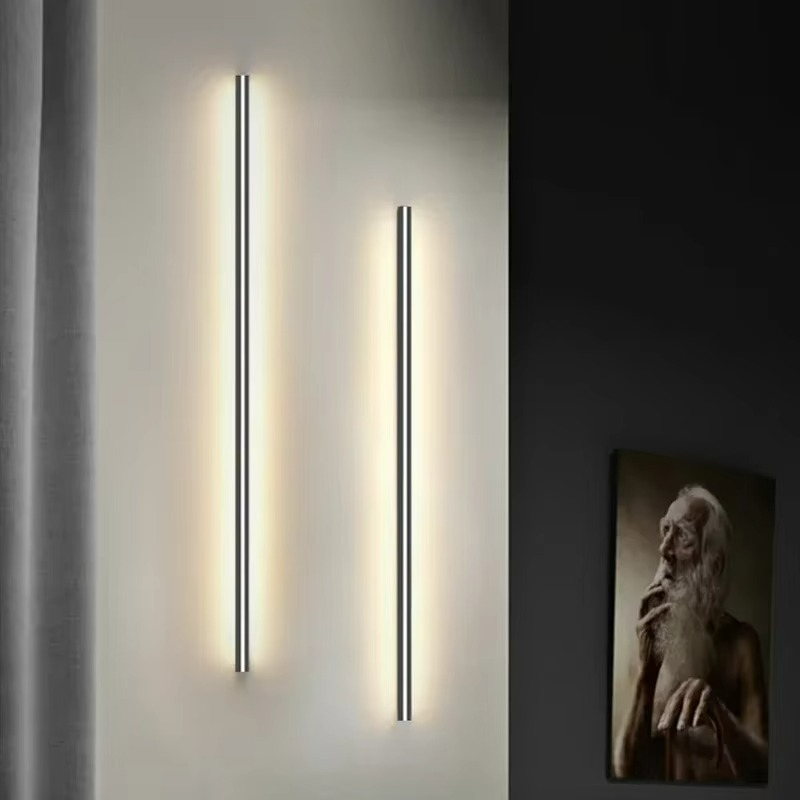 Nordic LED Wall Sconce Light in Aluminium – Minimalist Wall Lamp for Modern Spaces, Soft Ambient Glow, Easy Installation 3