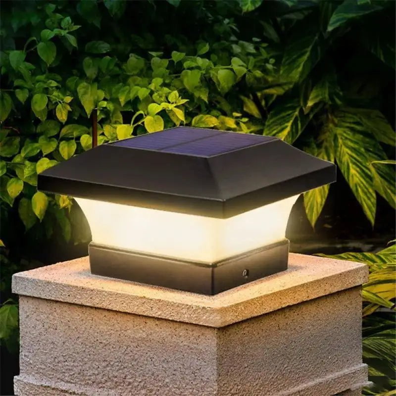 Solar-Powered Outdoor Column Light – Durable Waterproof Design for Landscape Lighting and Pathway Illumination 0