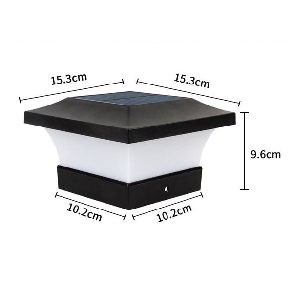 Solar-Powered Outdoor Column Light – Durable Waterproof Design for Landscape Lighting and Pathway Illumination 7