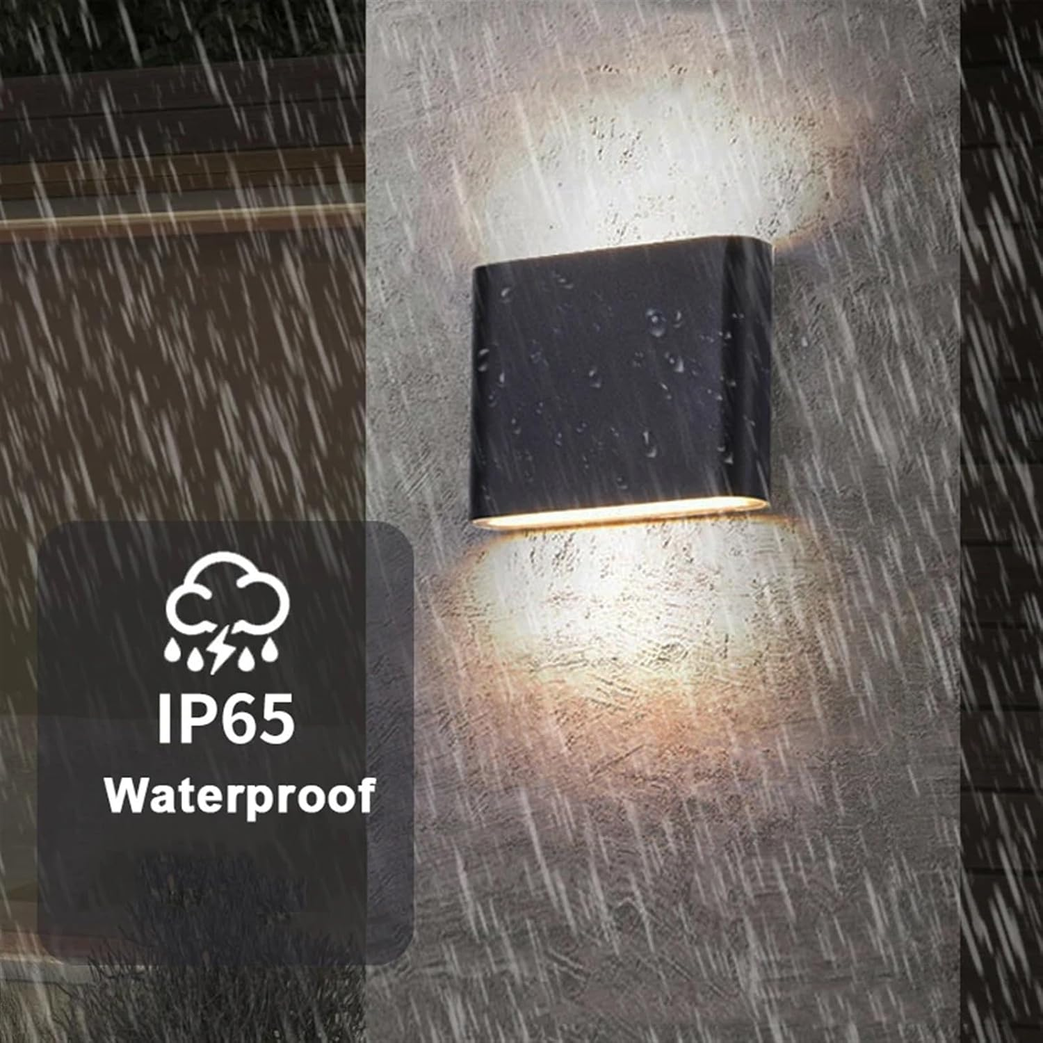 Waterproof Aluminum Outdoor Wall Light with Dual-Light Effect – Energy Efficient LED Outdoor Sconce for Exterior Use 1