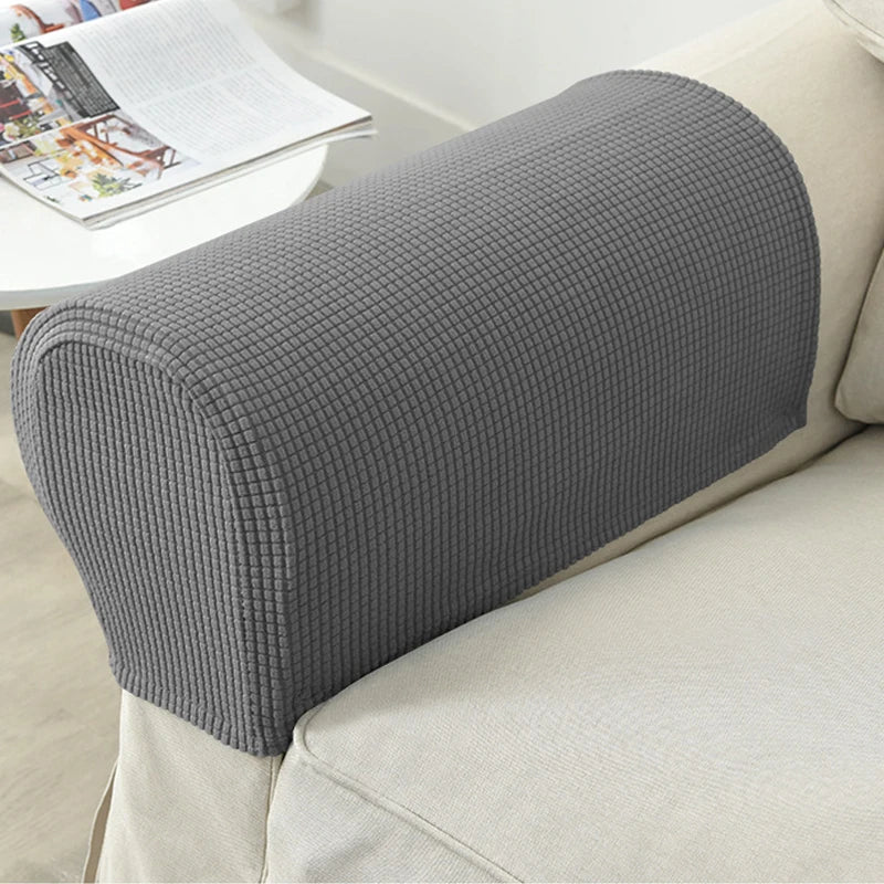 Waterproof Quilted Armrest Covers – 2-Piece Stretch Sofa Arm Protectors for Couch and Sofa, Anti-Slip, Machine Washable 1