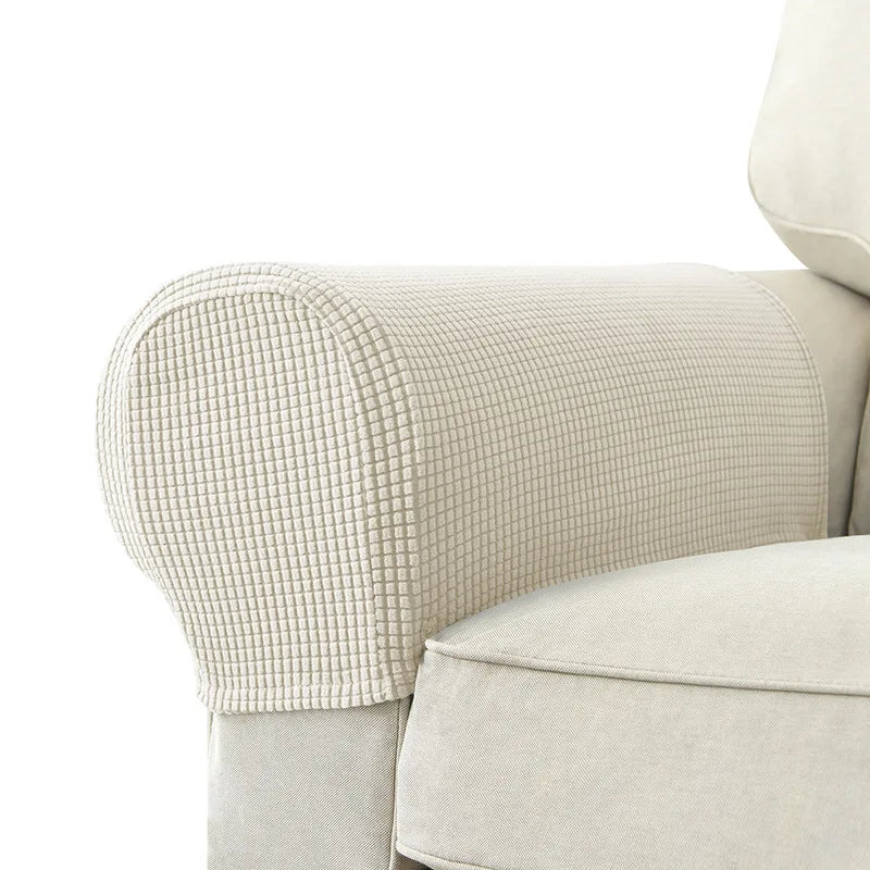 Waterproof Quilted Armrest Covers – 2-Piece Stretch Sofa Arm Protectors for Couch and Sofa, Anti-Slip, Machine Washable 10