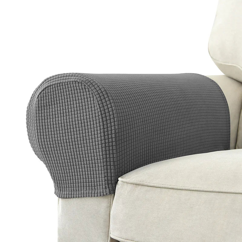 Waterproof Quilted Armrest Covers – 2-Piece Stretch Sofa Arm Protectors for Couch and Sofa, Anti-Slip, Machine Washable 13