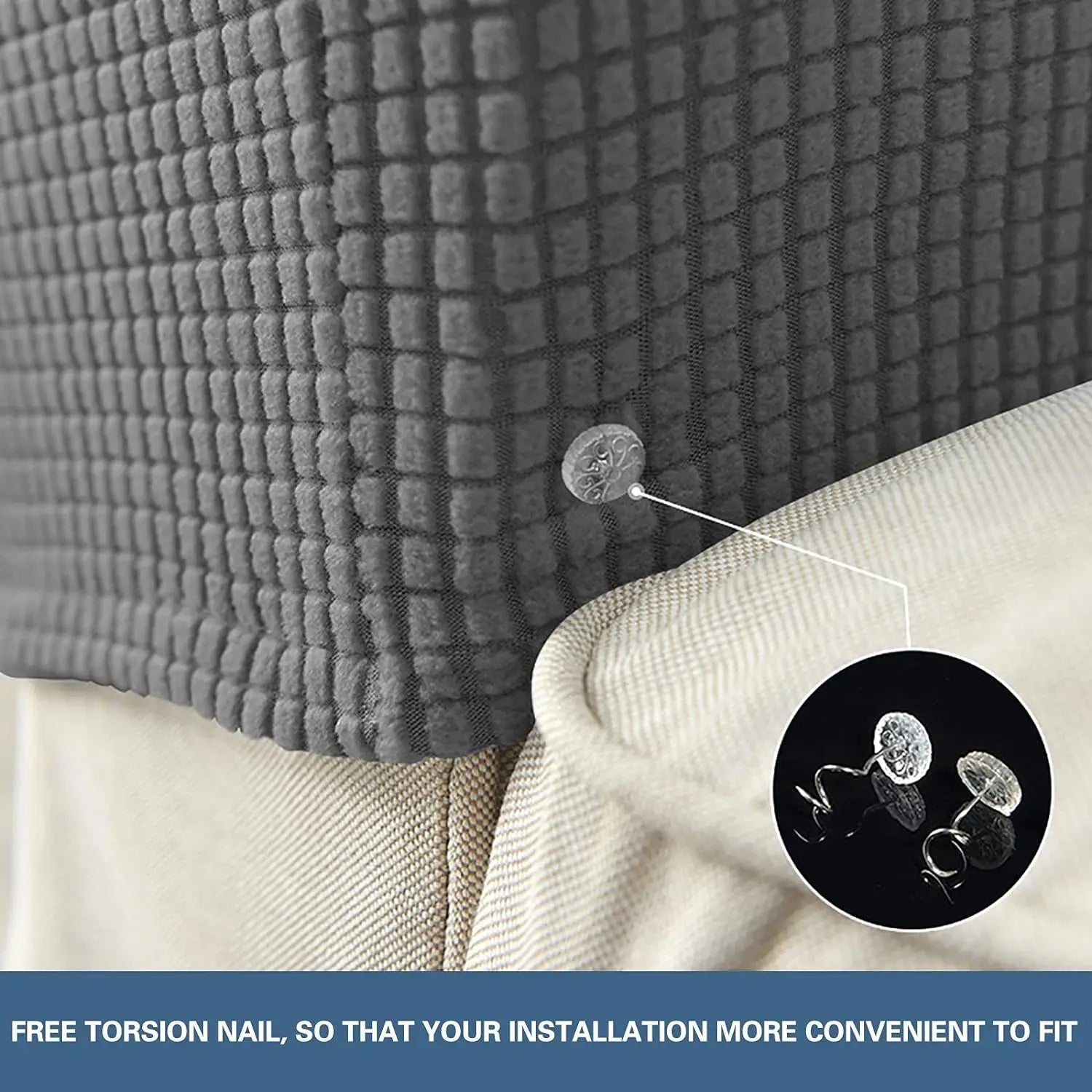 Waterproof Quilted Armrest Covers – 2-Piece Stretch Sofa Arm Protectors for Couch and Sofa, Anti-Slip, Machine Washable 5
